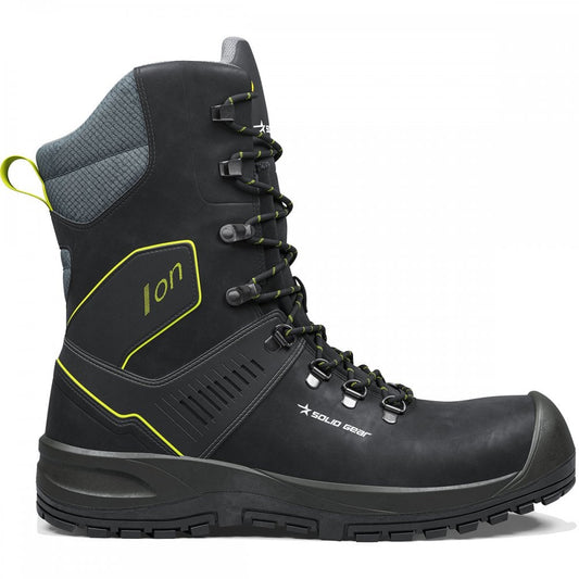 SG73103 Solid Gear Ion High S3L Safety Boot UK10.5 - EU45 - US11.5 Black/Green *One Size Only - Outlet Store*
