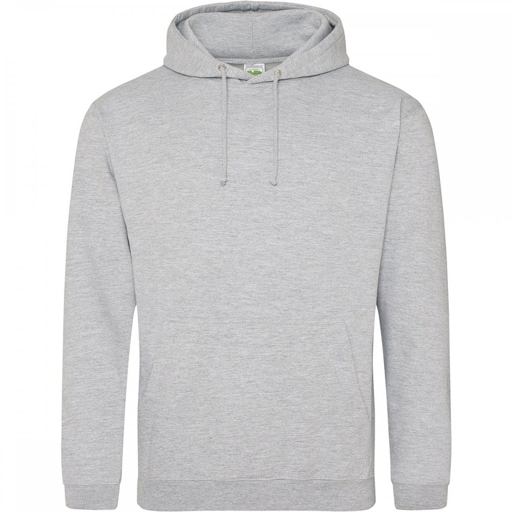JH001 College Hoodie Heather Grey S *One Size Only - Outlet Store*