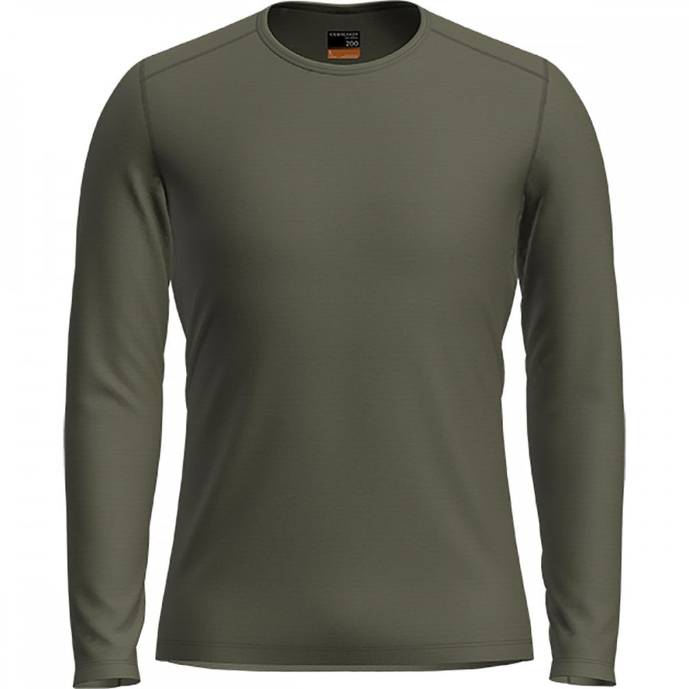 Mens Merino 200 Oasis Long Sleeve Crewe Thermal Top