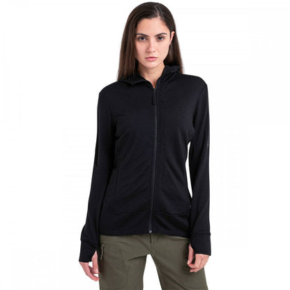 Womens Merino 260 Quantum Long Sleeve Zip Hoodie