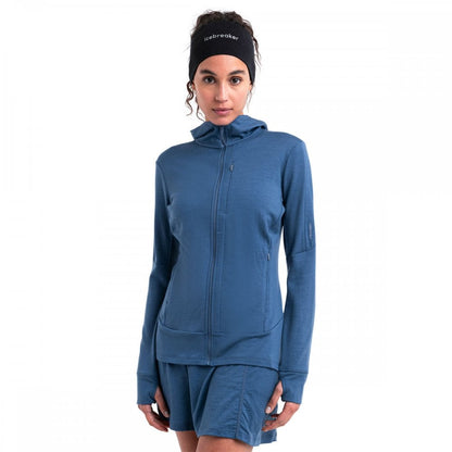 Womens Merino 260 Quantum Long Sleeve Zip Hoodie