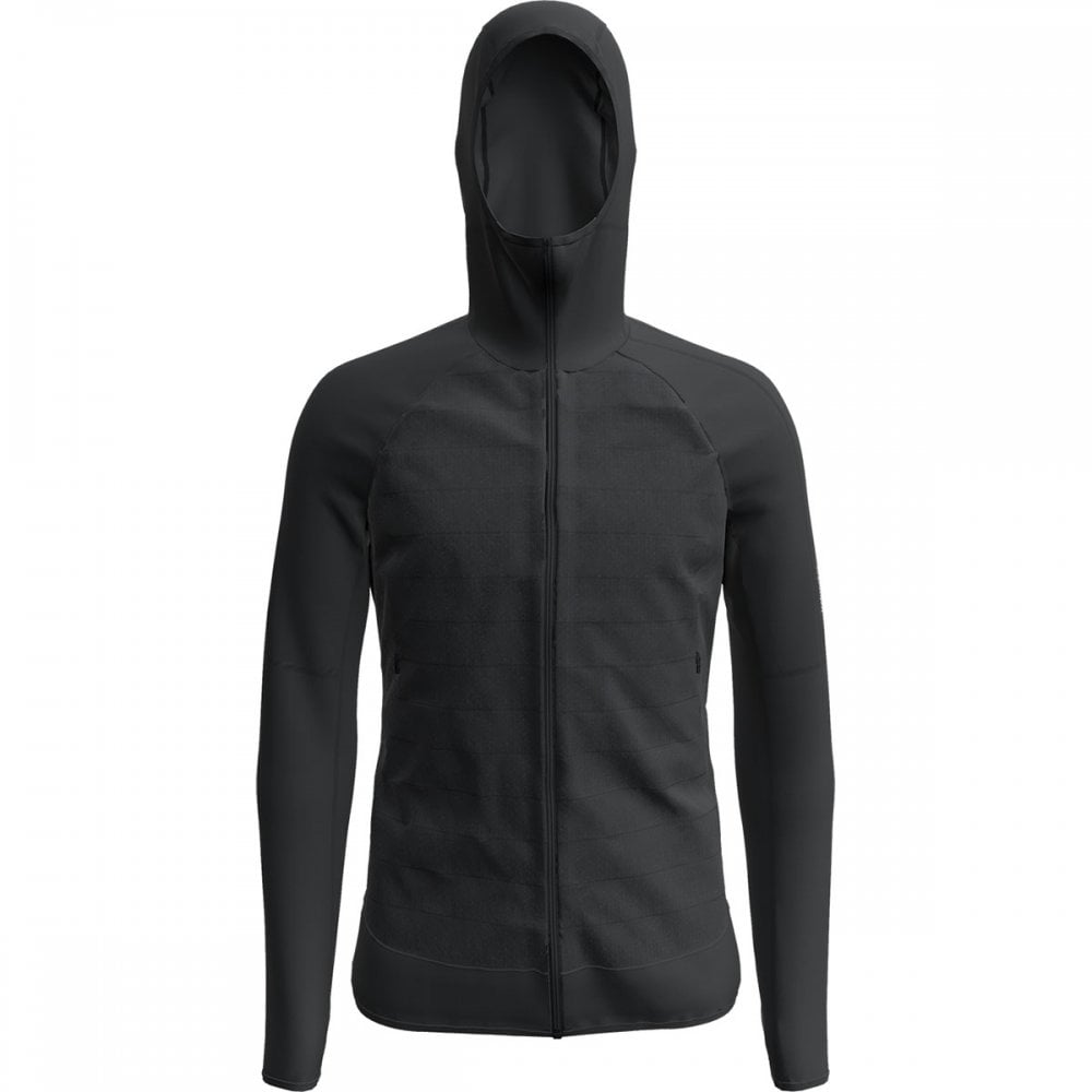 Mens Merino Blend Quantum Hybrid Long Sleeve Zip Hoodie