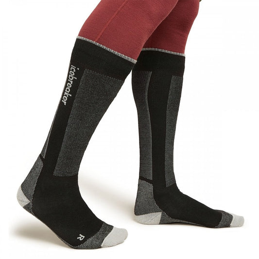 Mens Merino Ski+ Light Over The Calf Socks