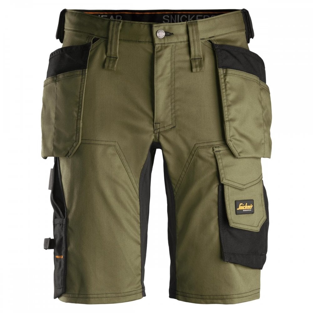6141 AW Holster Pocket Shorts with 4 WAY STRETCH Khaki/Black 31" *One Size Only - Outlet Store*