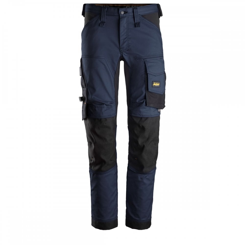 6341 AllroundWork Stretch Trousers Navy/Black 30" 33" *One Size Only - Outlet Store*