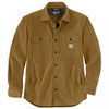 105419 Canvas Fleece-Lined Shirt Jacket Oak Brown XXL *One Size Only - Outlet Store*