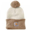 102240 Knit Pom-Pom Cuffed Beanie Winter White *One Size Only - Outlet Store*