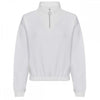JH037 Women'S Cropped ¼-Zip Sweat