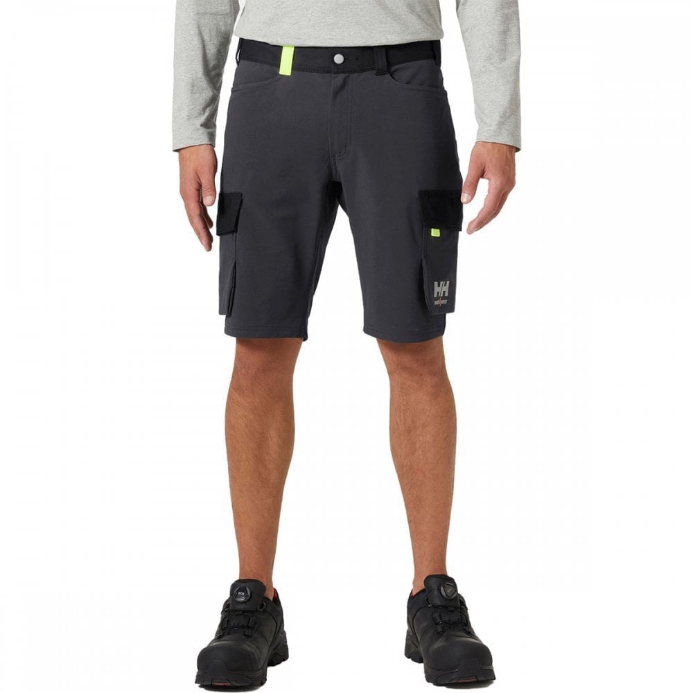 77508 Oxford 4X Cargo Shorts Ebony/Black Waist: 33" *One Size Only - Outlet Store*