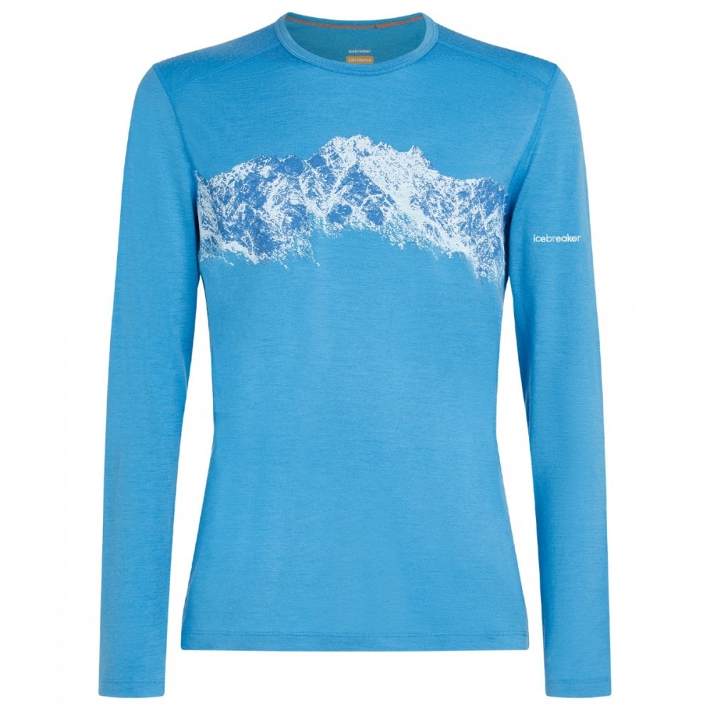 Mens Merino 200 Oasis Long Sleeve Crewe Thermal Top Remarkables