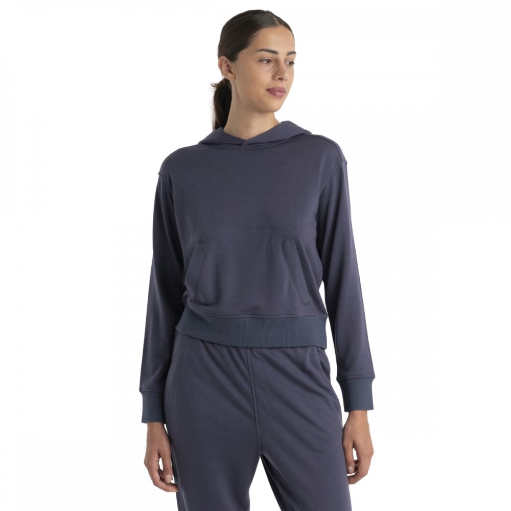 Womens Merino Blend 200 Crush Long Sleeve Hoodie