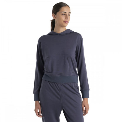 Womens Merino Blend 200 Crush Long Sleeve Hoodie