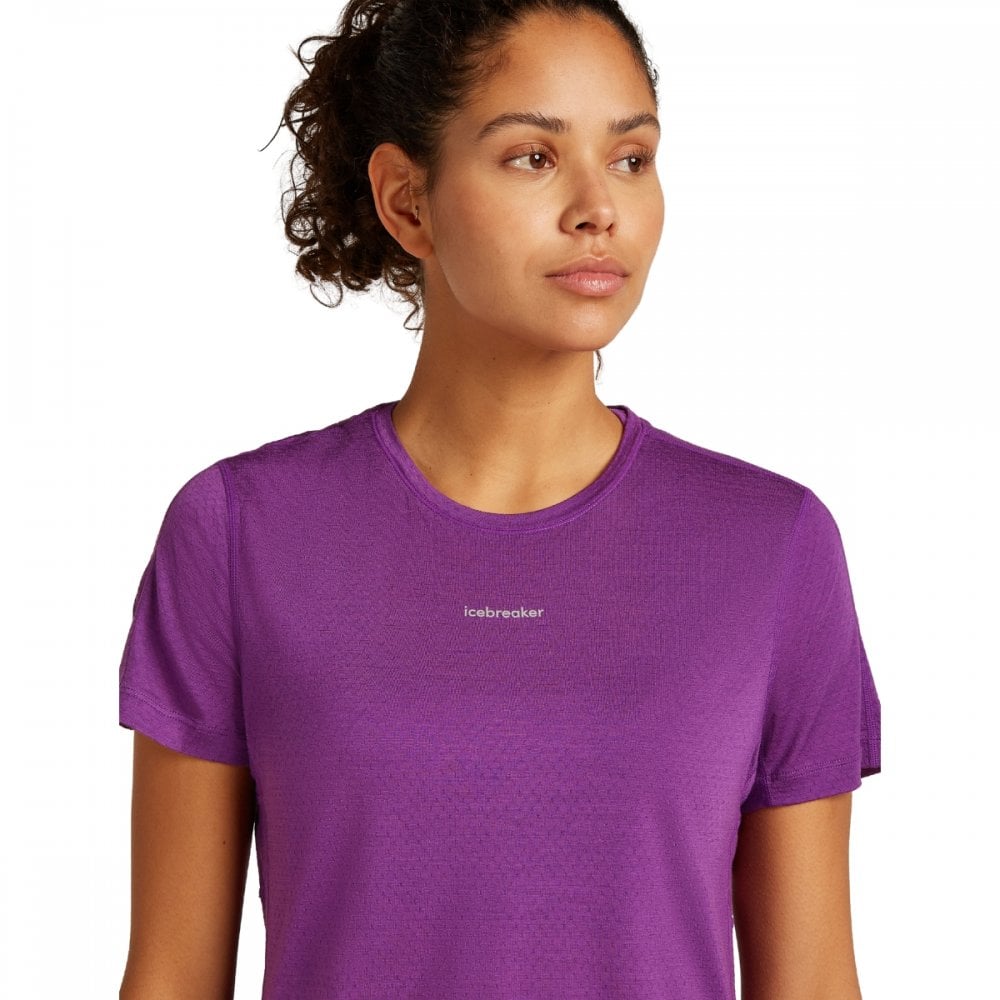 Womens Merino Blend 125 Cool-Lite™ Speed Short Sleeve Slit Back T-Shirt