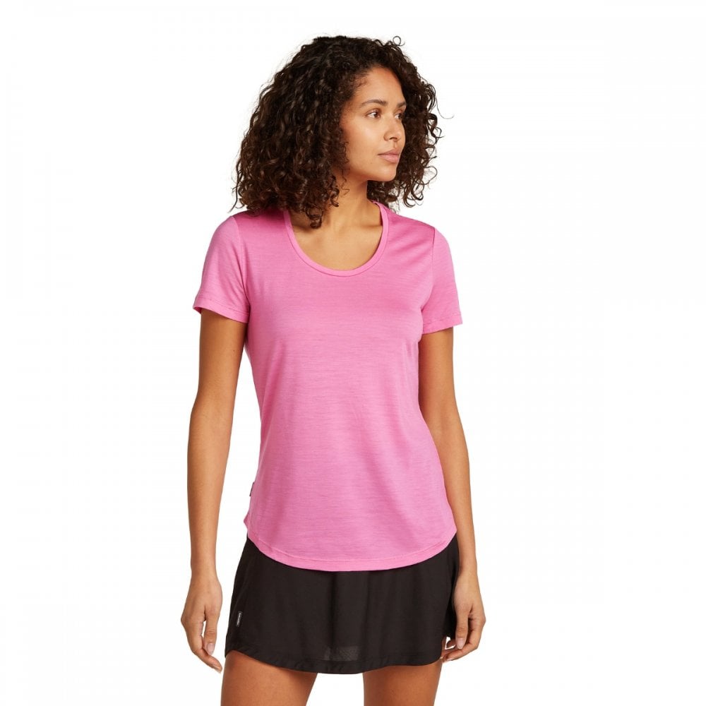 Womens Merino Blend 125 Cool-Lite™ Sphere Short Sleeve Scoop T-Shirt