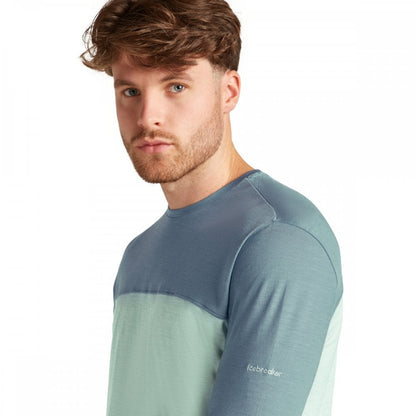 Mens Merino Blend 125 Cool-Lite™ Sphere Long Sleeve T-Shirt Colour Block