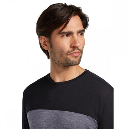 Mens Merino Blend 125 Cool-Lite™ Sphere Long Sleeve T-Shirt Colour Block