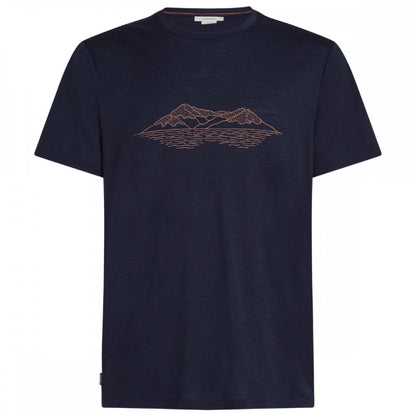 Mens Merino 150 Tech Lite Short Sleeve T-Shirt Pukaki Reflected
