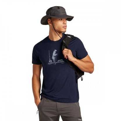 Mens Merino 150 Tech Lite Short Sleeve T-Shirt Polar Paddle