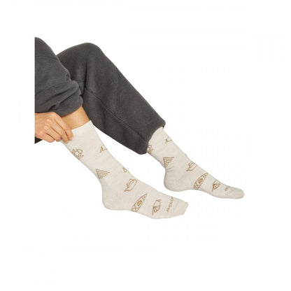Womens Merino Lifestyle Ultralight Crew Socks Camp Essential