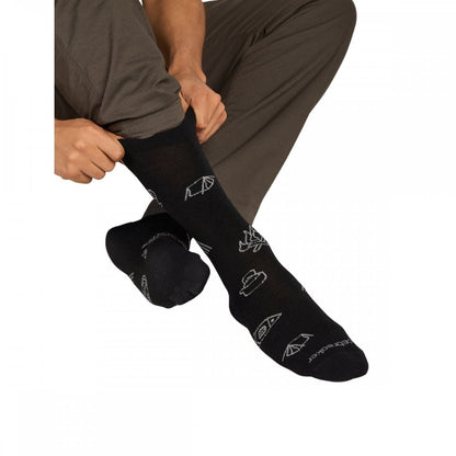 Mens Merino Lifestyle Ultralight Crew Socks Camp Essentials