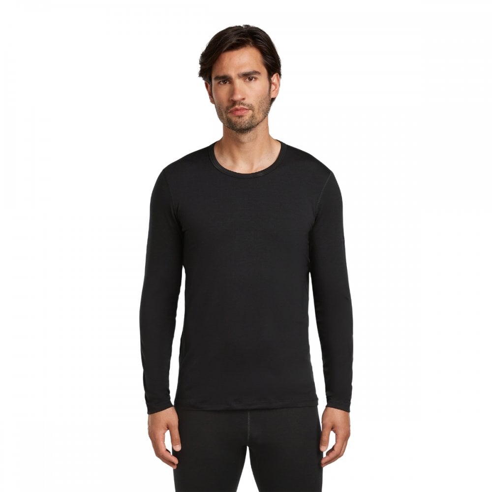 Mens Merino Blend Core Heavyweight Long Sleeve Crewe Thermal Top