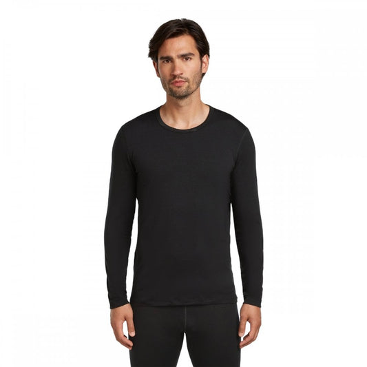Mens Merino Blend Core Heavyweight Long Sleeve Crewe Thermal Top