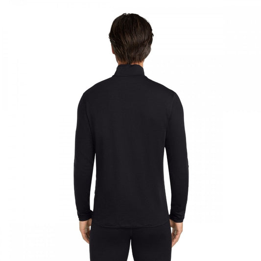 Mens Merino Blend Core Heavyweight Long Sleeve Half Zip Thermal Top