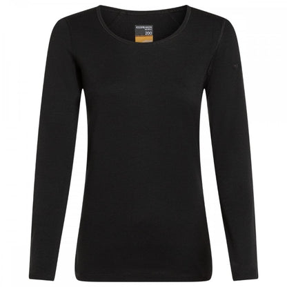 Womens Merino 200 Oasis Long Sleeve Scoop Thermal Top