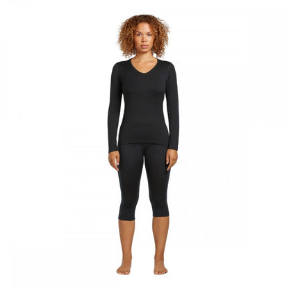 Womens Merino 200 Oasis Long Sleeve V Neck Thermal Top