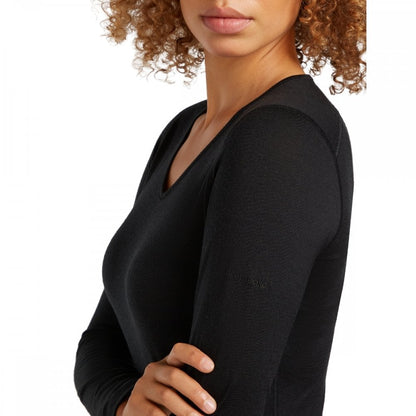 Womens Merino 200 Oasis Long Sleeve V Neck Thermal Top