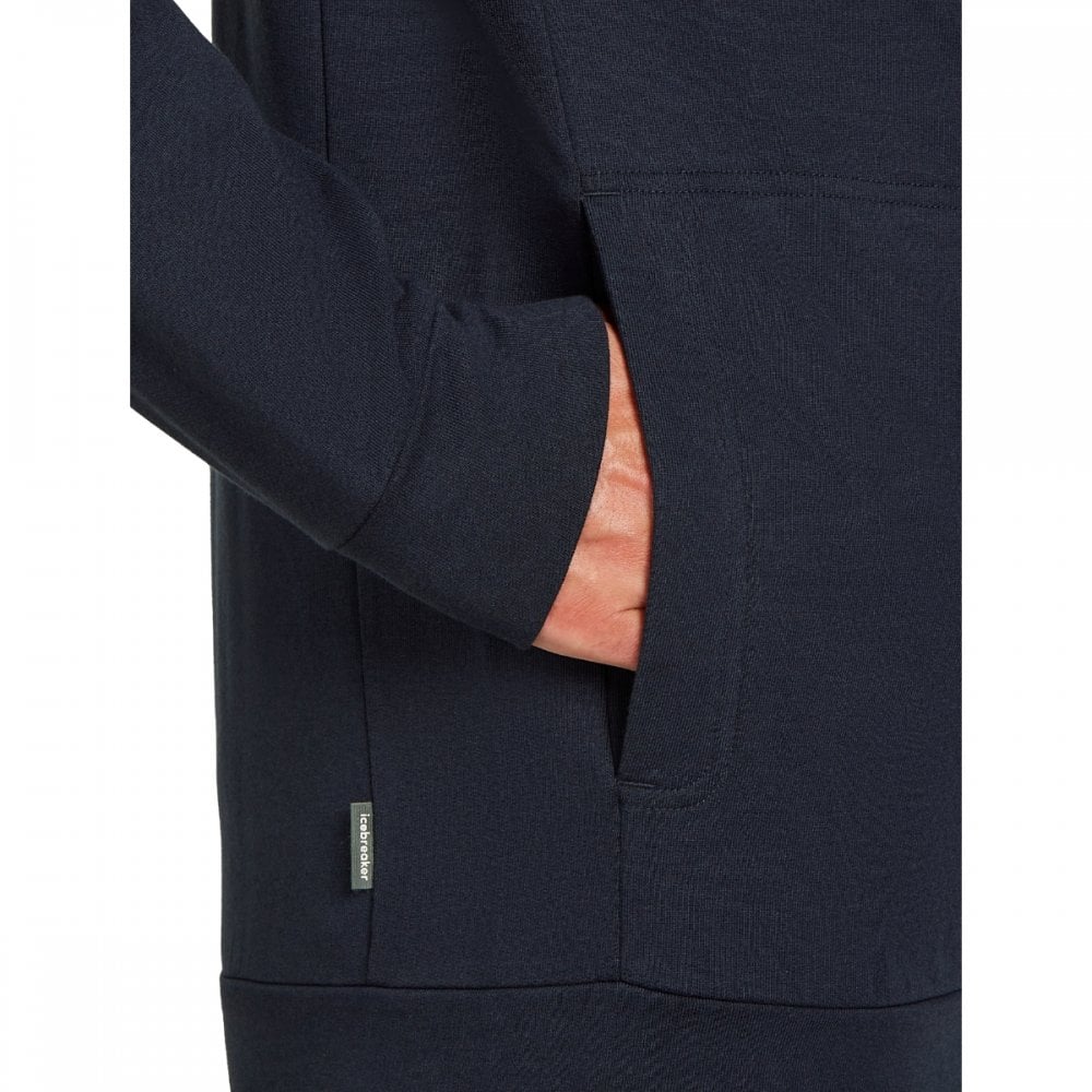 Mens Central Classic Long Sleeve Zip Hoodie