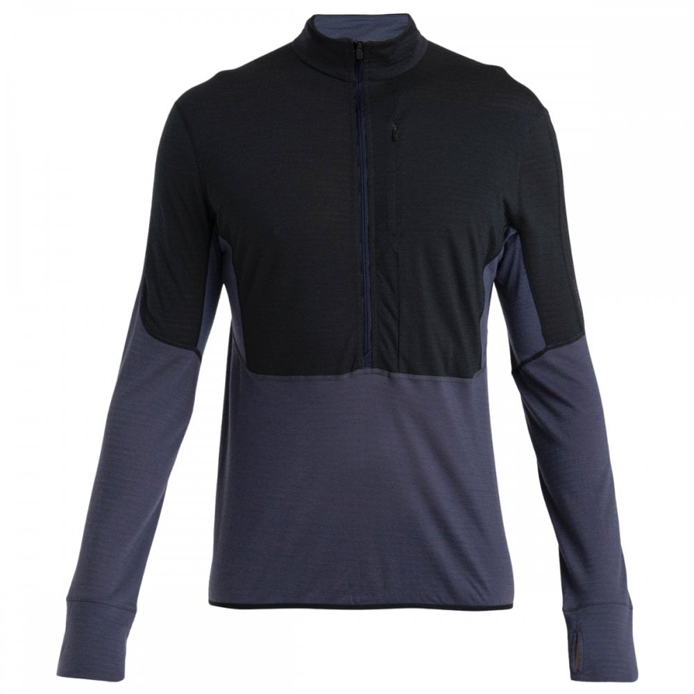 Mens Merino Blend 200 Realfleece™ Descender Long Sleeve Half Zip Jacket