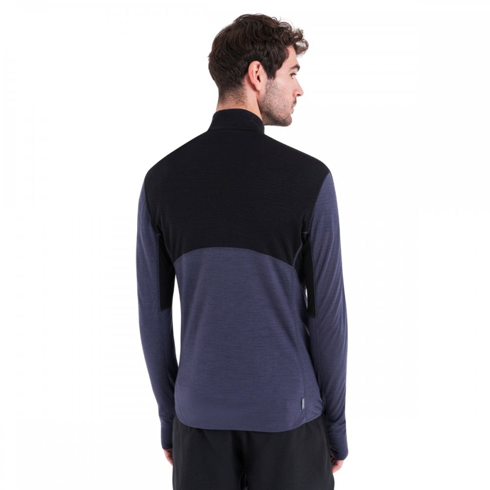 Mens Merino Blend 200 Realfleece™ Descender Long Sleeve Half Zip Jacket