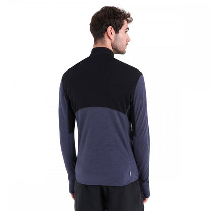 Mens Merino Blend 200 Realfleece™ Descender Long Sleeve Half Zip Jacket