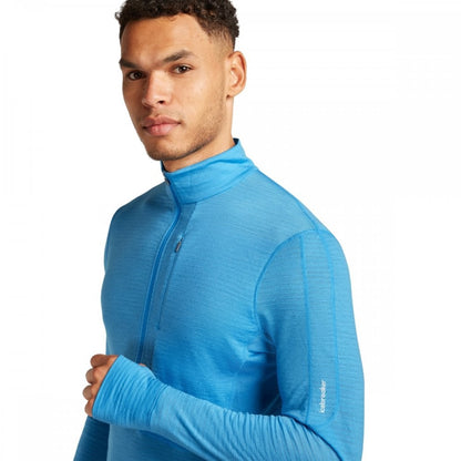 Mens Merino Blend 200 Realfleece™ Descender Long Sleeve Half Zip Jacket