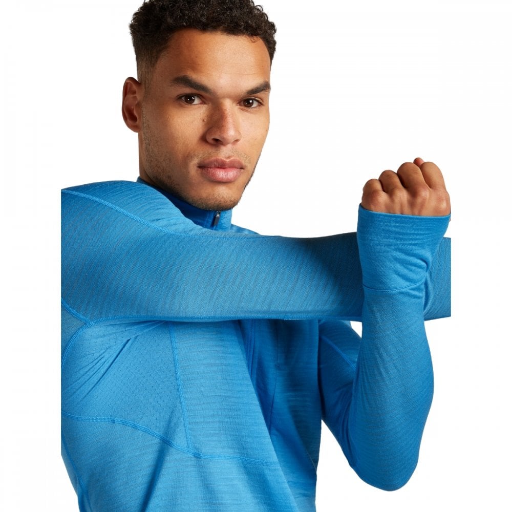 Mens Merino Blend 200 Realfleece™ Descender Long Sleeve Half Zip Jacket