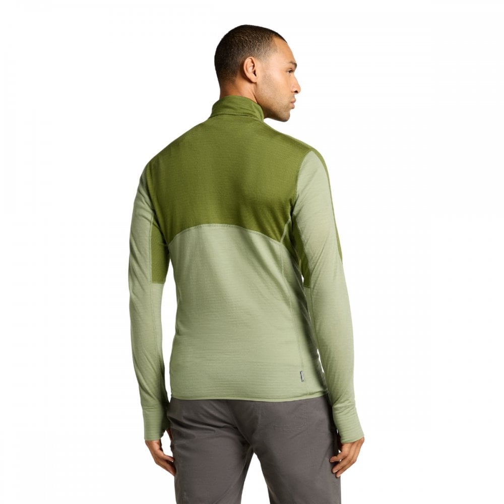 Mens Merino Blend 200 Realfleece™ Descender Long Sleeve Half Zip Jacket