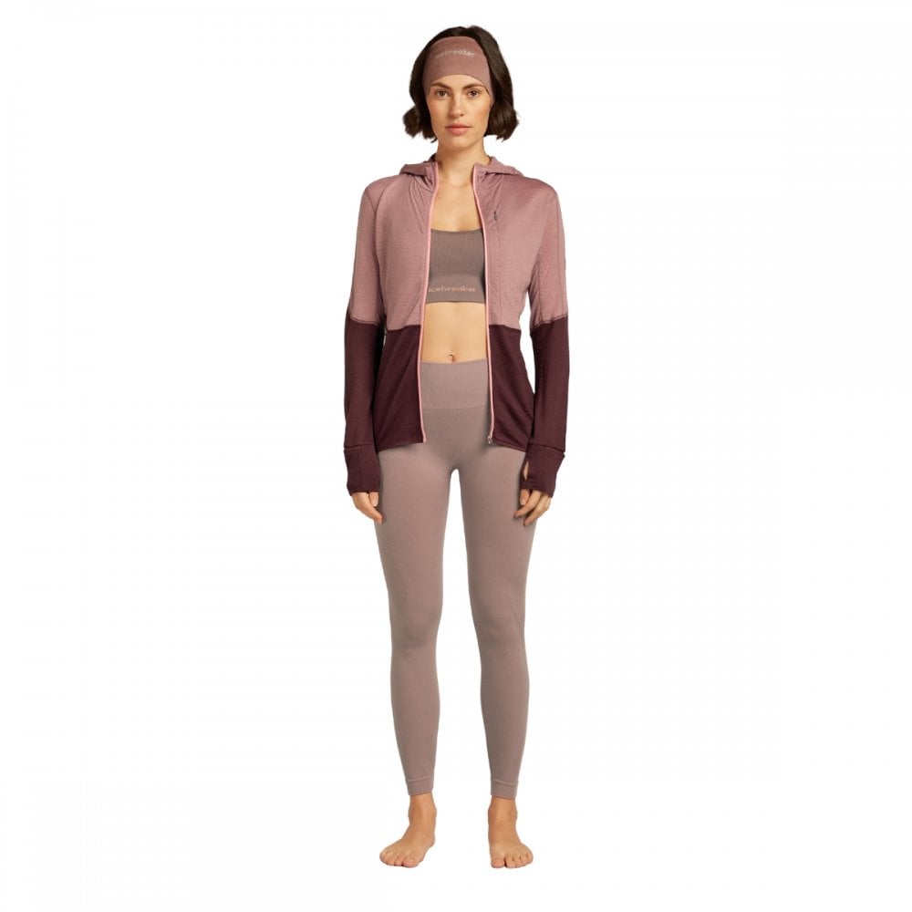 Womens Merino Blend 200 Realfleece™ Descender Long Sleeve Zip Hoodie