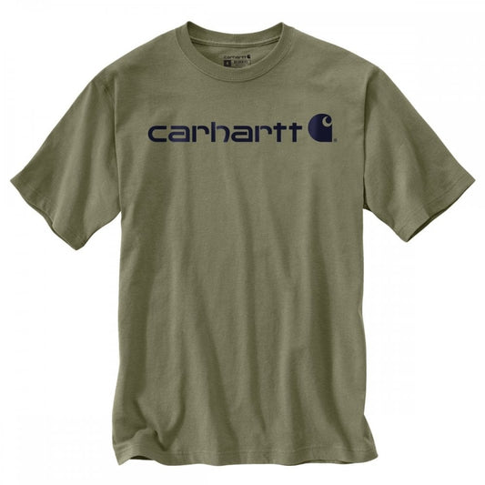 103361 Core Logo T-Shirt Short Sleeve Relaxed Loose Fit Dusty Olive XS *One Size Only - Outlet Store*