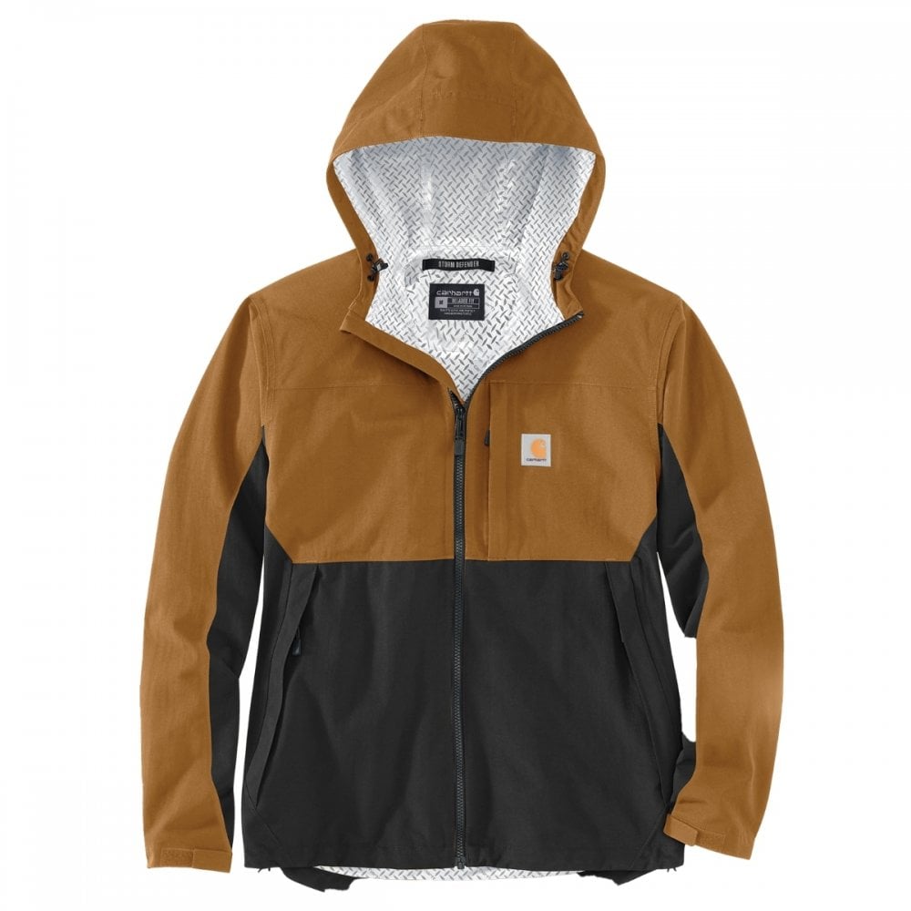 105751 Relaxed Fit Packable Jacket Carhartt Brown/Black 2XL *One Size Only - Outlet Store*