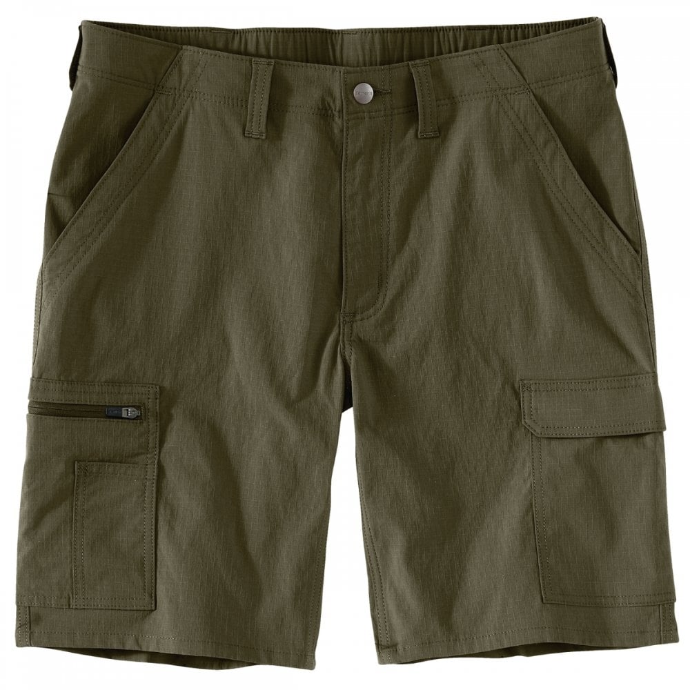 107330 Relaxed 10" Carhartt Force™ Ripstop Cargo Short Burnished Logs 31" *One Size Only - Outlet Store*