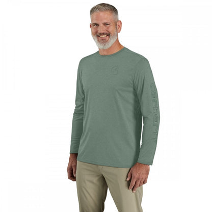 107202 Force Sun Defender Lightweight Long-Sleeve Logo Graphic T-Shirt