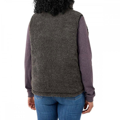 105607 Womens Relaxed Fit Montana Insulated Vest Black L *One Size Only - Outlet Store*