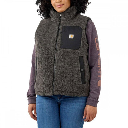105607 Womens Relaxed Fit Montana Insulated Vest Black L *One Size Only - Outlet Store*