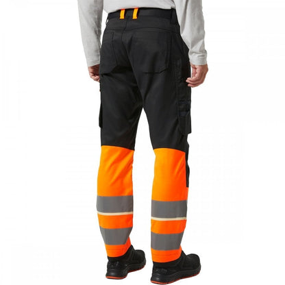 77513 UC-ME Work Trousers Class 1 Hi Vis Orange/Ebony Waist: 30" Inside Leg: 31" *One Size Only - Outlet Store*