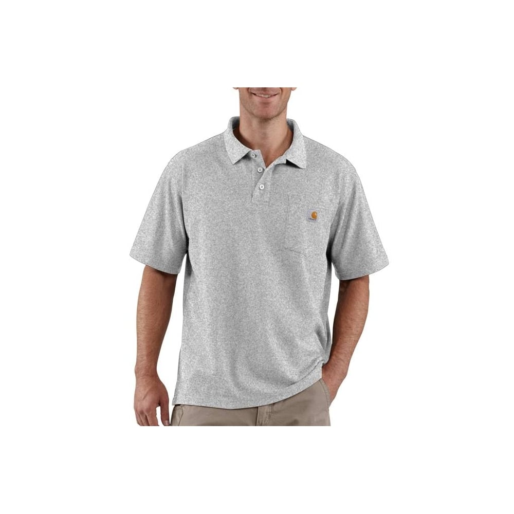 Carhartt Men Work Pocket Polo T Shirt T-Shirt Short Sleeve Top