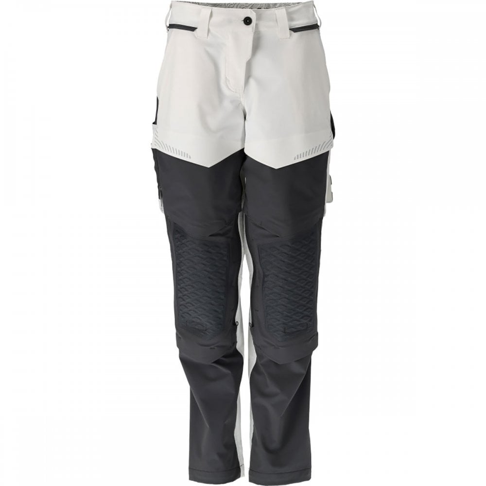 Mascot Workwear 22078 Womens Trousers with kneepad pockets White/Stone Price Comparisons | Compare The Build
