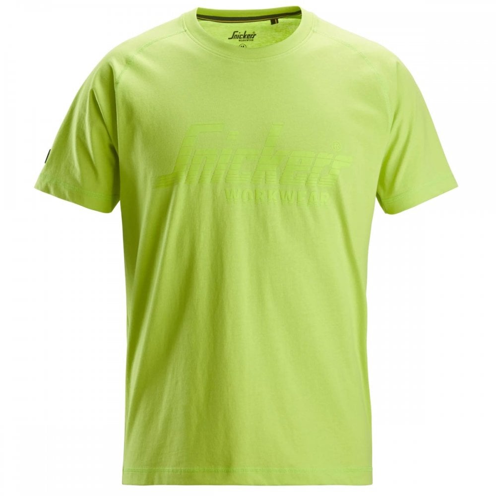 Snickers Logo T-Shirt Lime XS Colour: Lime, Chest Size: XS Price Comparisons | Compare The Build